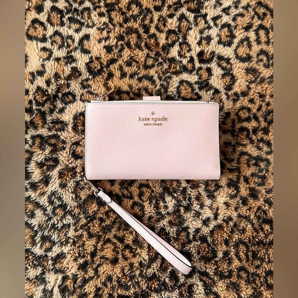Kate Spade Blush Pink Wristlet Clutch